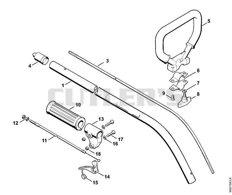 Drive tube assembly, Loop handle