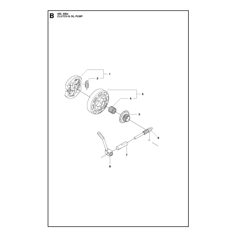 CLUTCH AND OIL PUMP