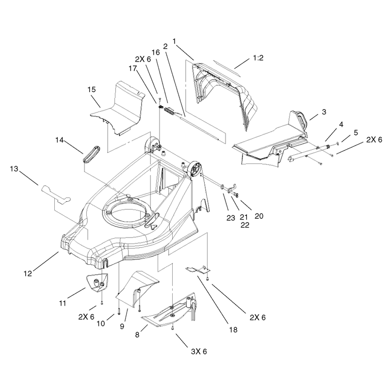 Deck Kickers and Recycler Plug Assembly