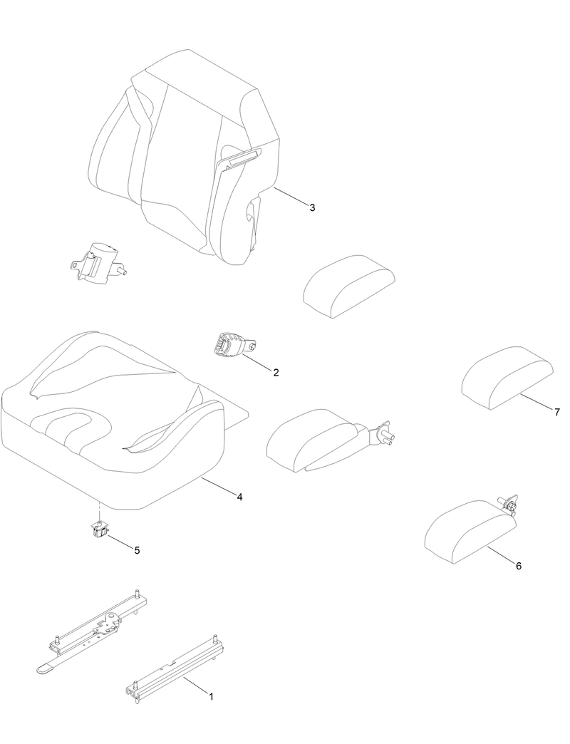 Seat Assembly No 145 8421