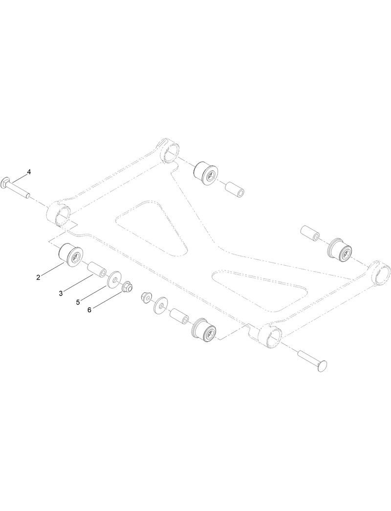 Deck Strut Assembly No 140 1179