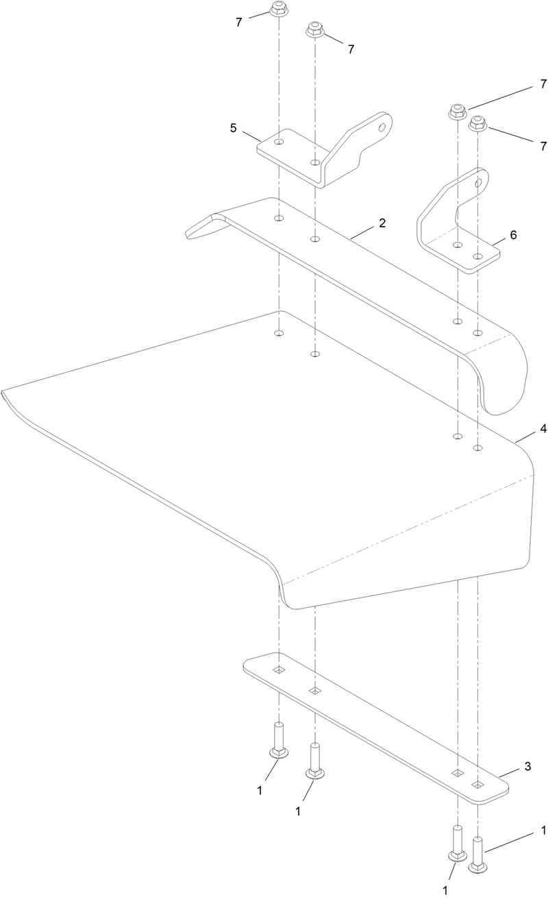 Deflector Assembly No 147 1642