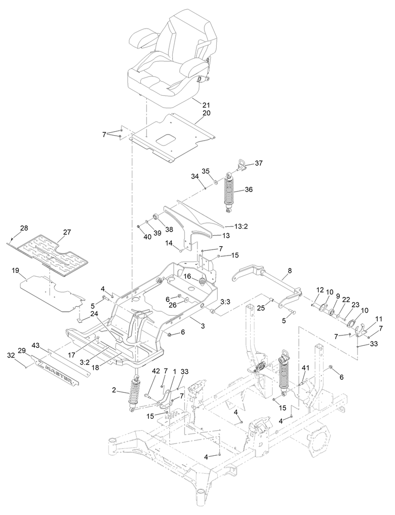 Seat Suspension Assembly