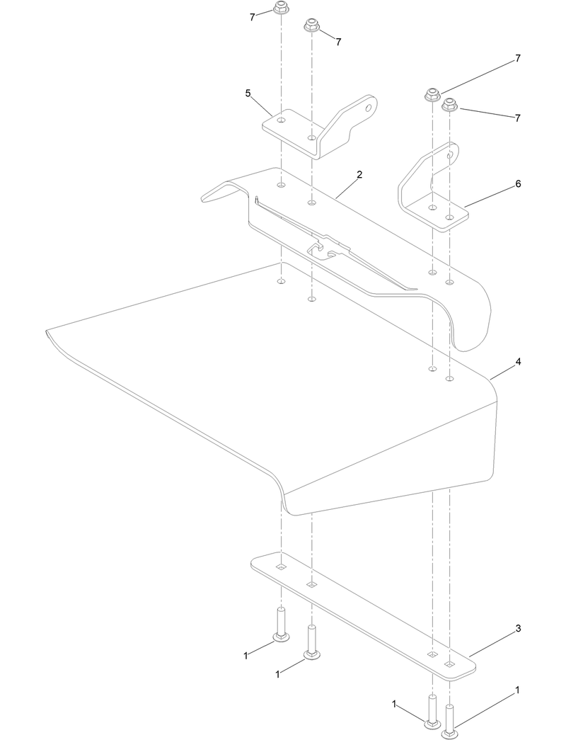 Deflector Assembly No 147 1642