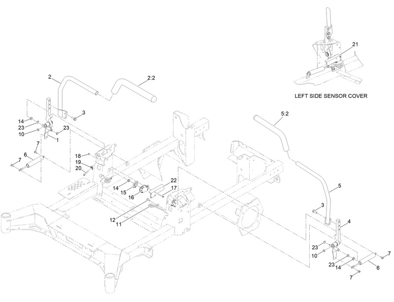 Motion Control and Parking Brake Assembly