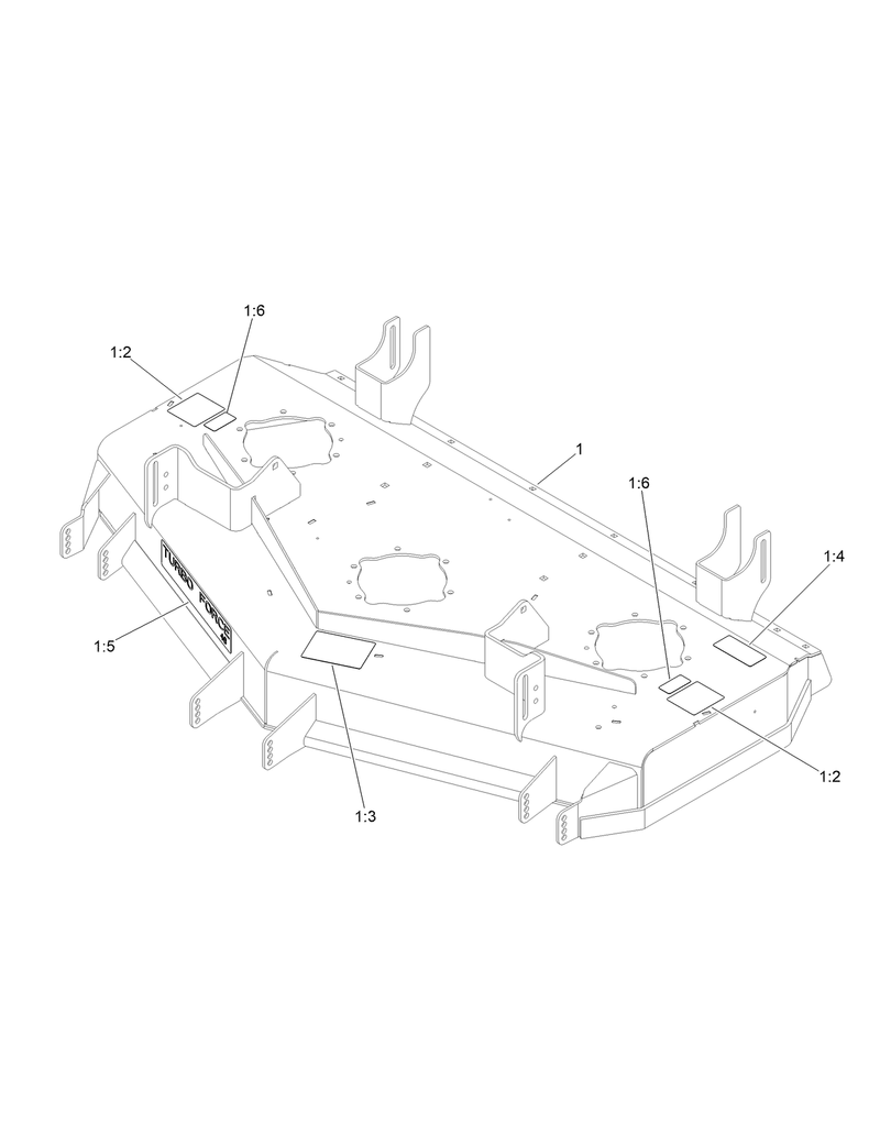 Deck Decal Assembly No 161 6760