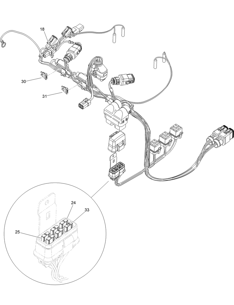 Main Wire Harness Assembly No 144 2673