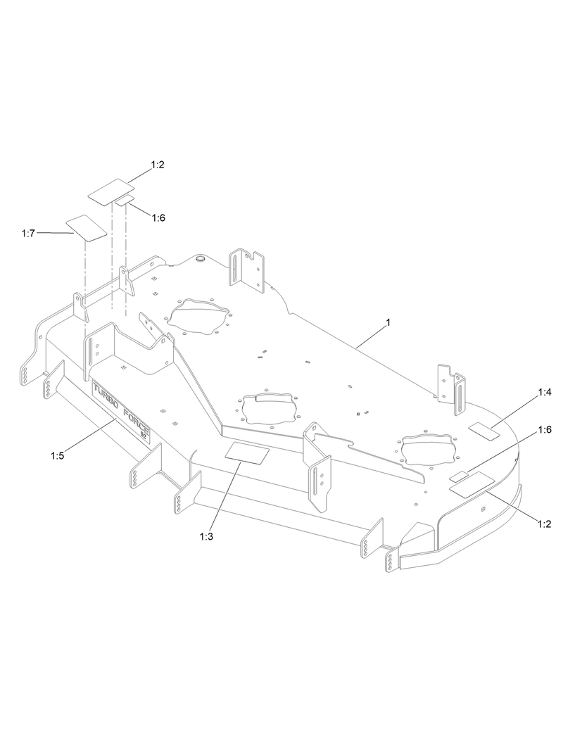 Deck Decal Assembly No 147 7826