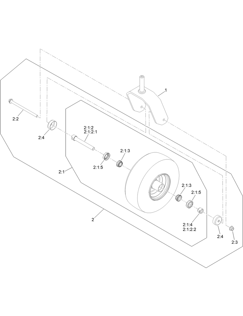 Caster and Wheel Assembly
