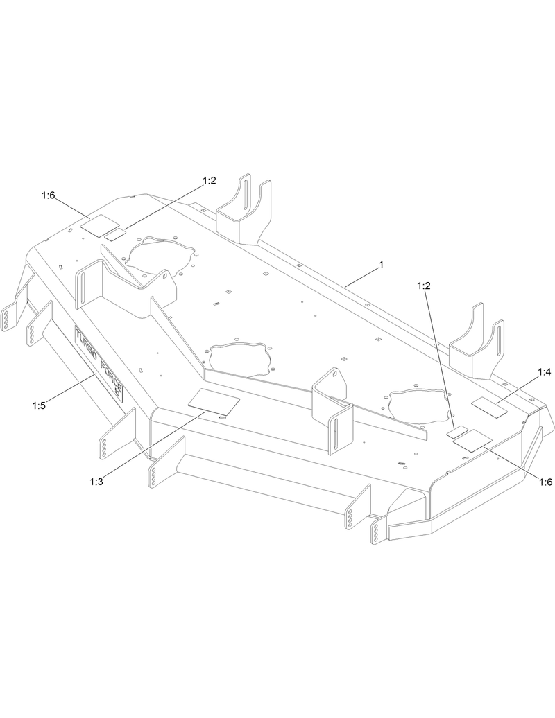 Deck Decal Assembly No 161 6840