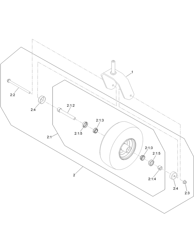 Caster and Wheel Assembly