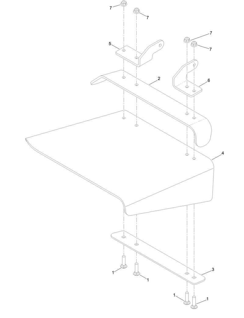 Deflector Assembly No 147 1642