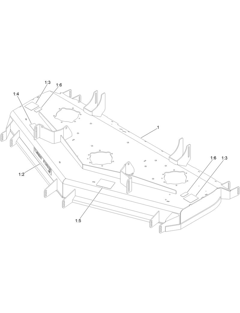 Deck Decal Assembly No 161 6842