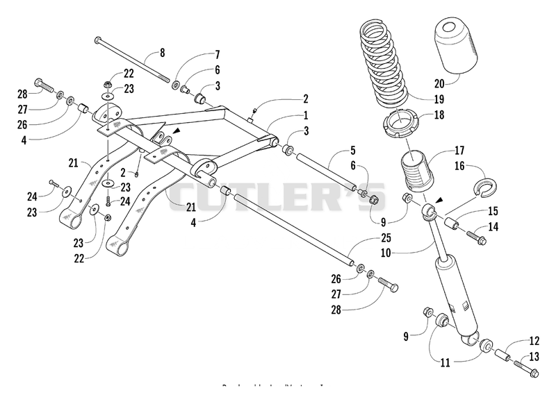 REAR SUSPENSION FRONT ARM ASSEMBLY [77892]