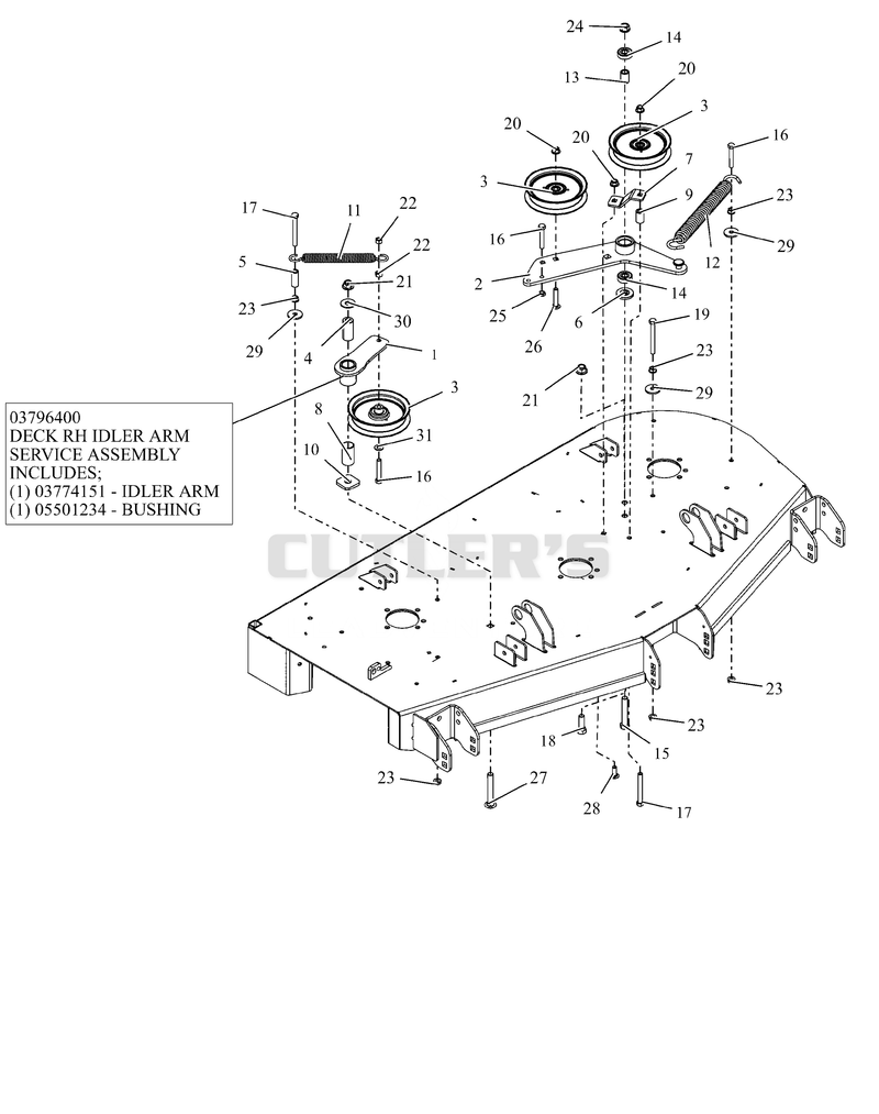 Idlers and Sheaves - 52"