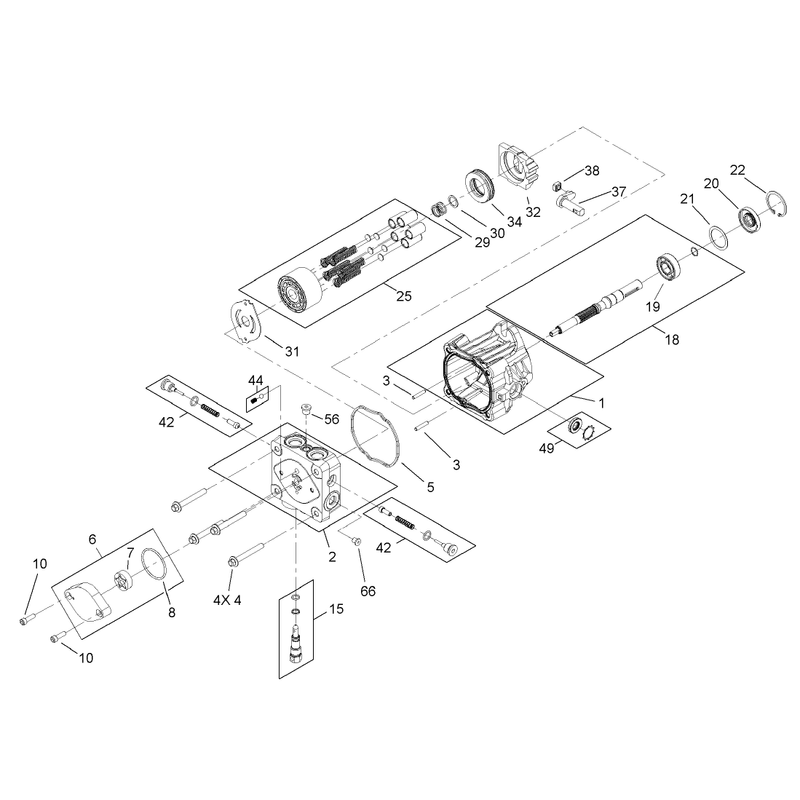Hydraulic Pump Assembly No 106-5489