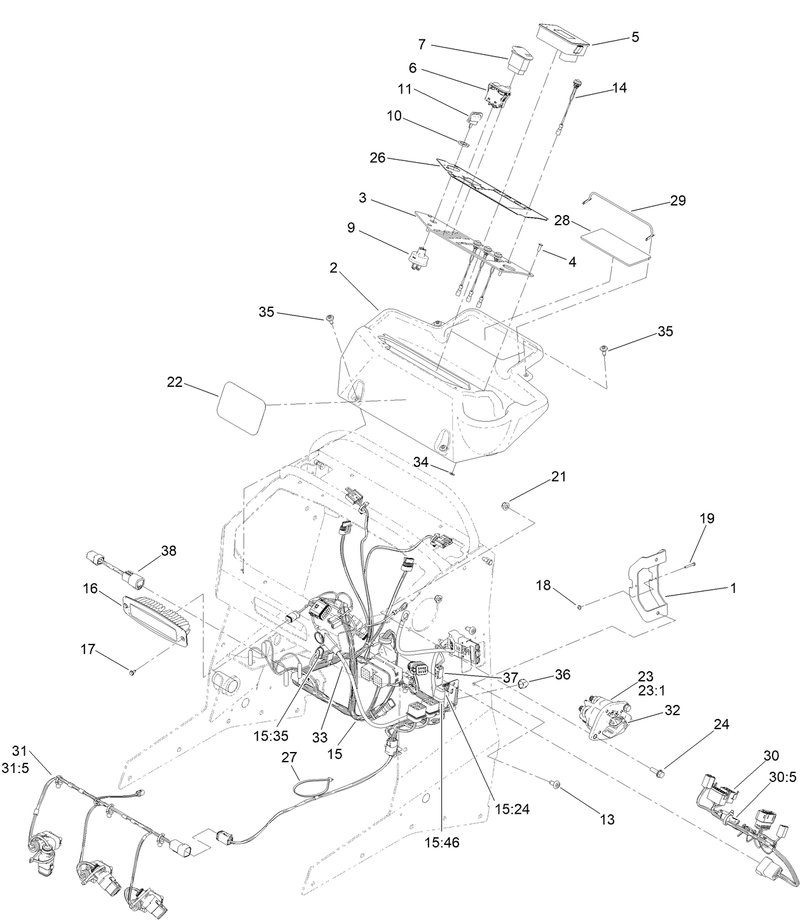 Control Panel and Harness Assembly