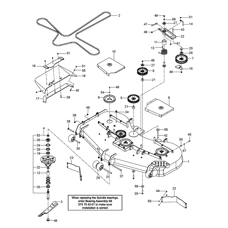 MOWER DECK / CUTTING DECK
