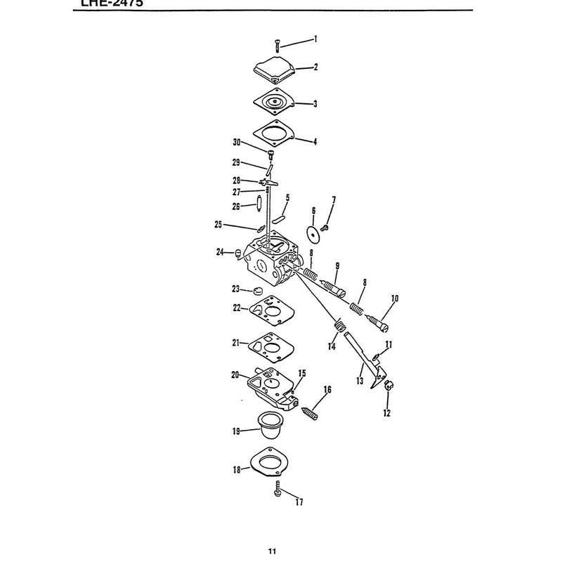 Carburetor C1U-K23A Includes The Following Items
