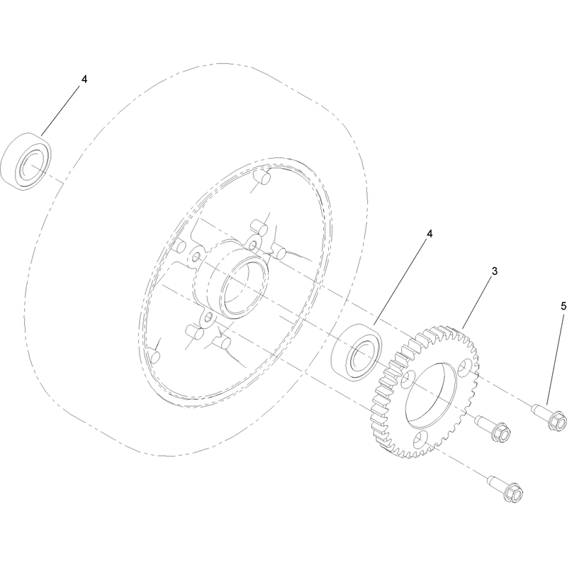 Wheel Assembly No 112-8707