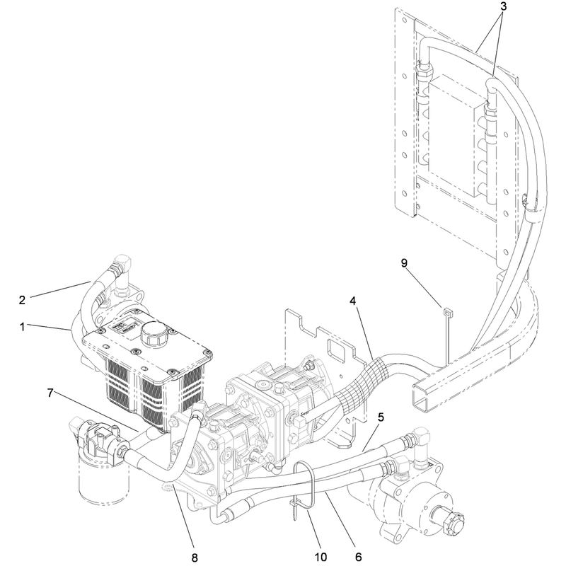 Hydraulic Hose System Assembly