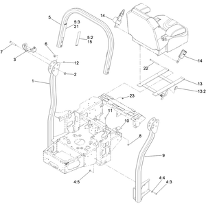 Roll Over Protection System Assembly No 119-6653