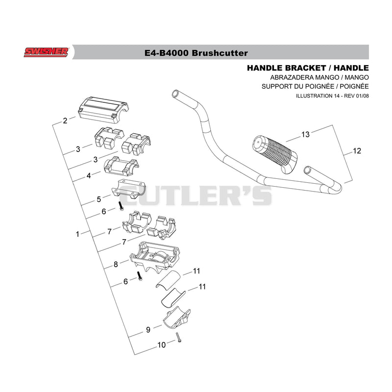 HANDLE BRACKET / HANDLE