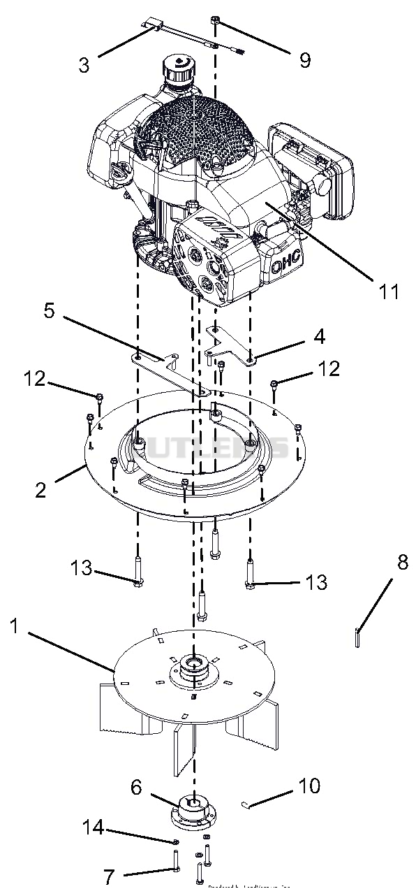 Engine/Fan Assembly