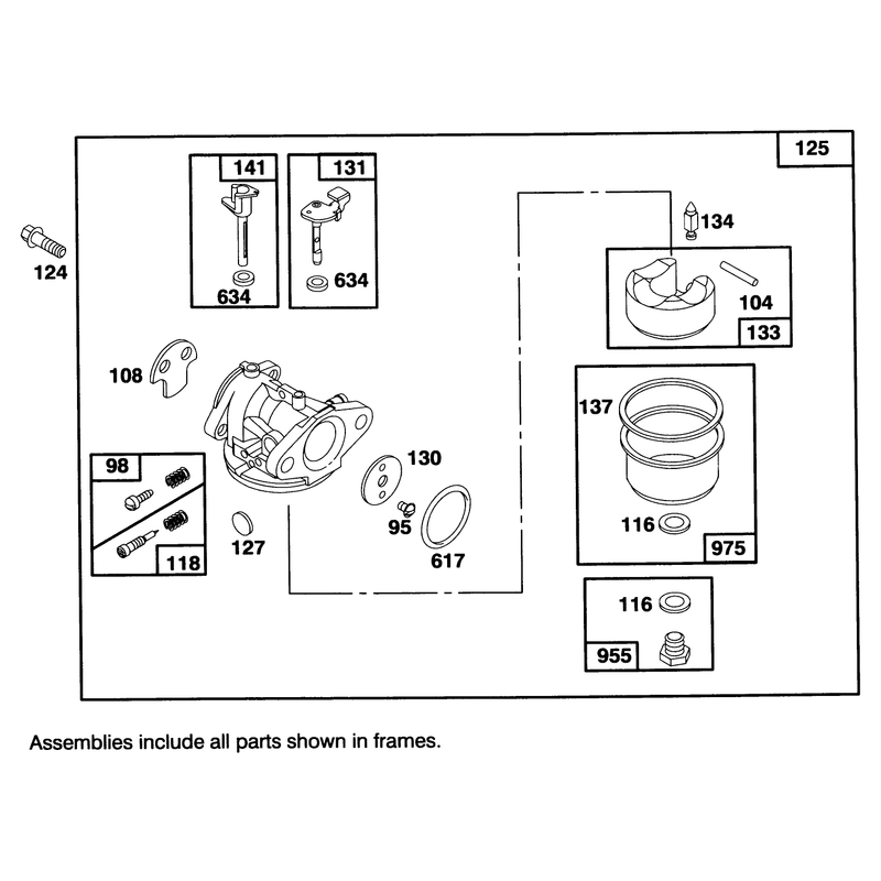Engine Briggs and Stratton Model 122702-0206-01