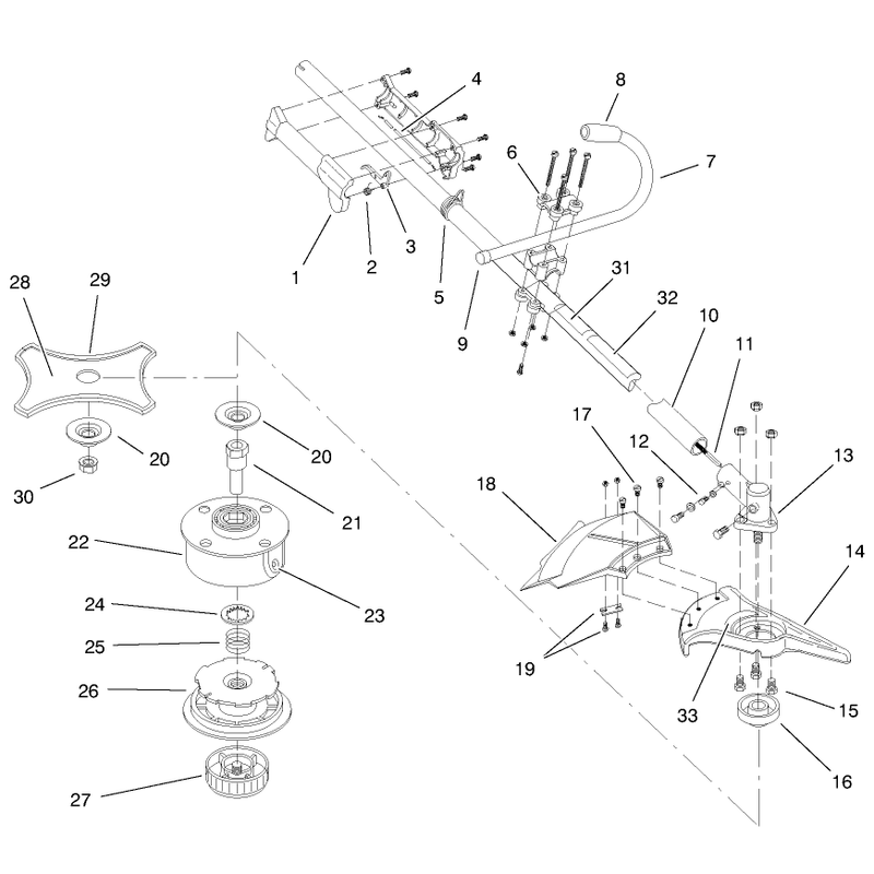 Boom And Trimmer Assembly