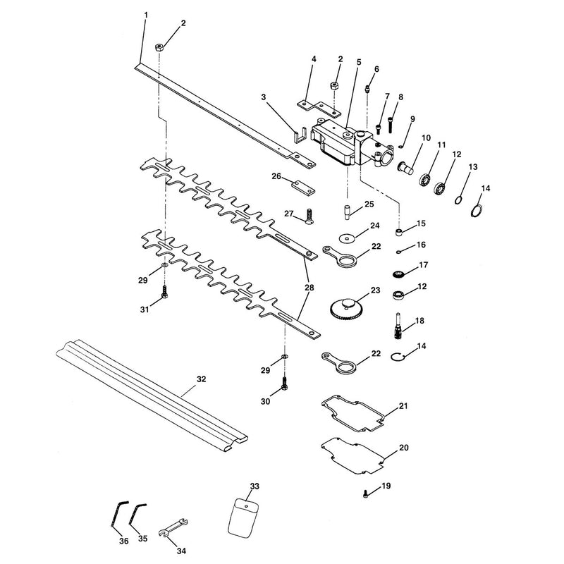 GEAR CASE, BLADES, TOOLS