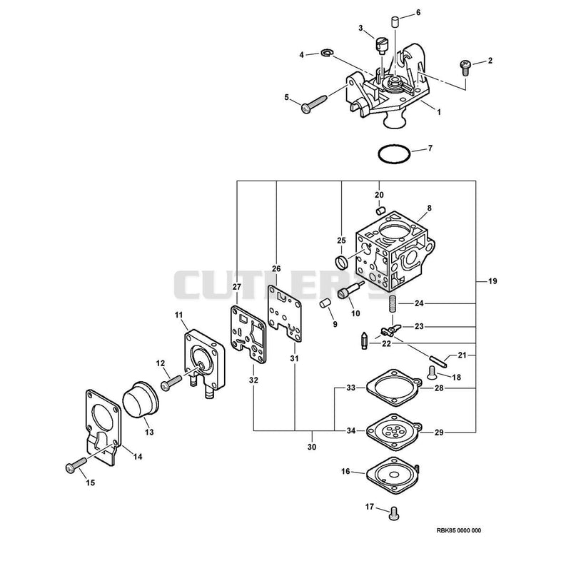 Carburetor -- RB-K85