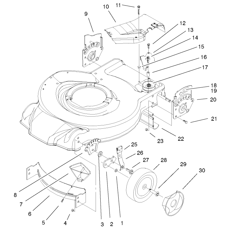 Housing and Bracket Assembly