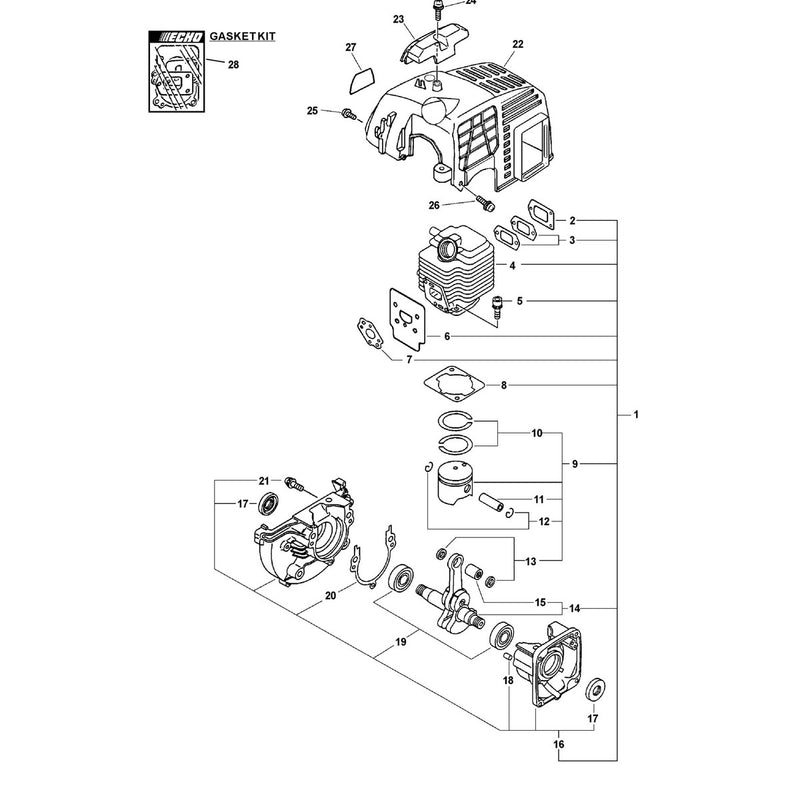 Engine, Engine Cover, Short Block
