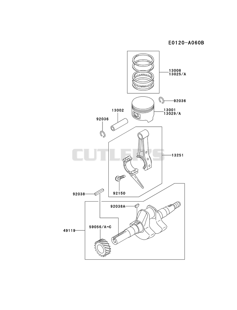 PISTON/CRANKSHAFT