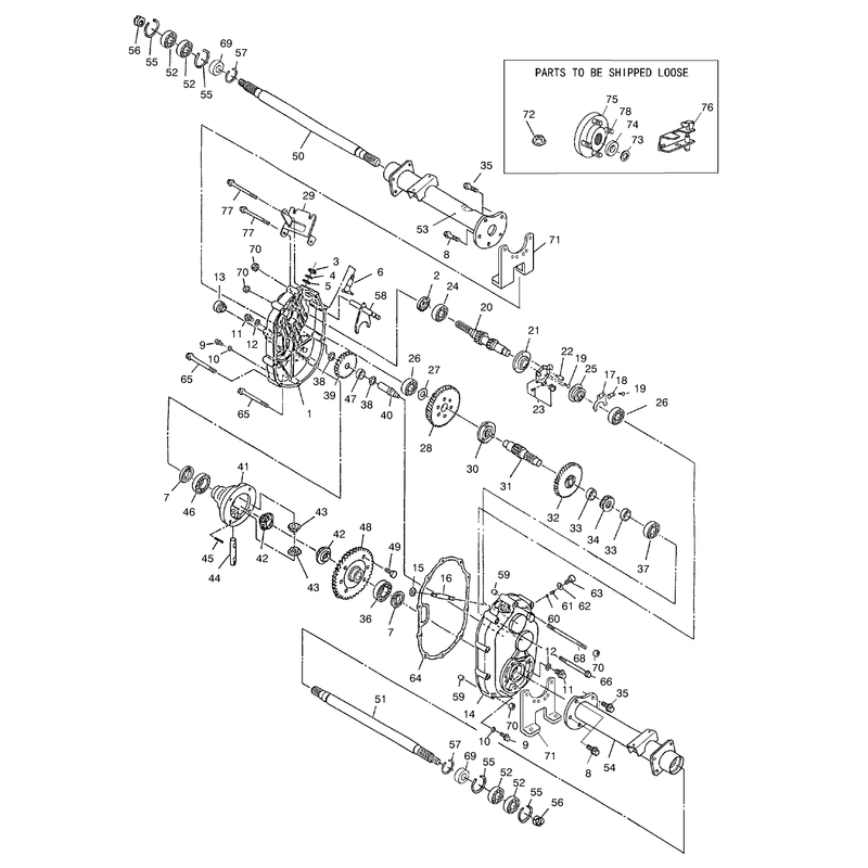 Transaxle Assembly No 104-6898