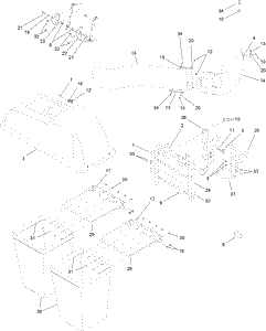 Toro 190-180-190 42 in. Twin Bagger Attachment (Serial #: 260000001 - 260999999) Parts Diagram
