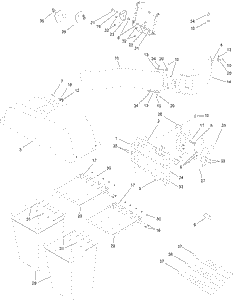Toro 190-182-190 46 in. Twin Bagger Attachment (Serial #: 260000001 - 260999999) Parts Diagram