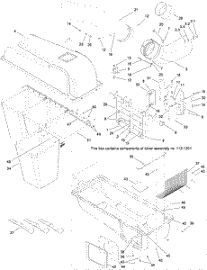 Toro 190-285-000 54 in. Triple Bagger Attachment (Serial #: 270000001 - 270999999) Parts Diagram