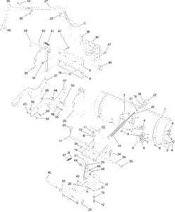 Toro 190-833-000 46 in. Front Blade Attachment (Serial #: 260000001 - 260999999) Parts Diagram