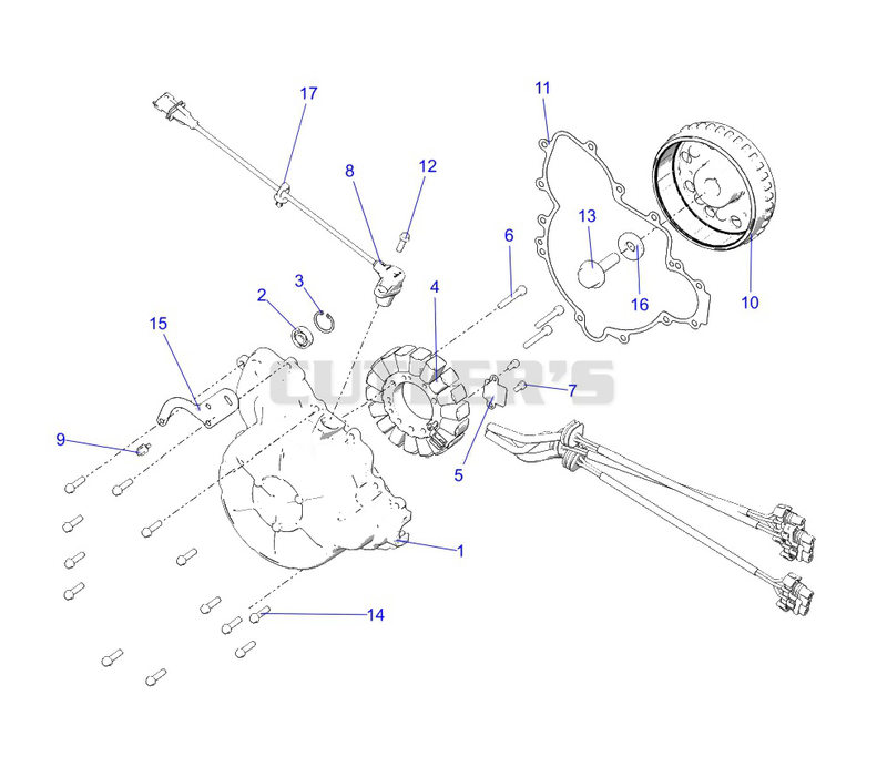 Engine, Stator and Flywheel