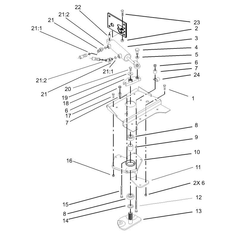 Power Steering Lower Assembly