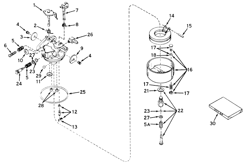 Carburetor No 631003a 19in and 21in Hp Only