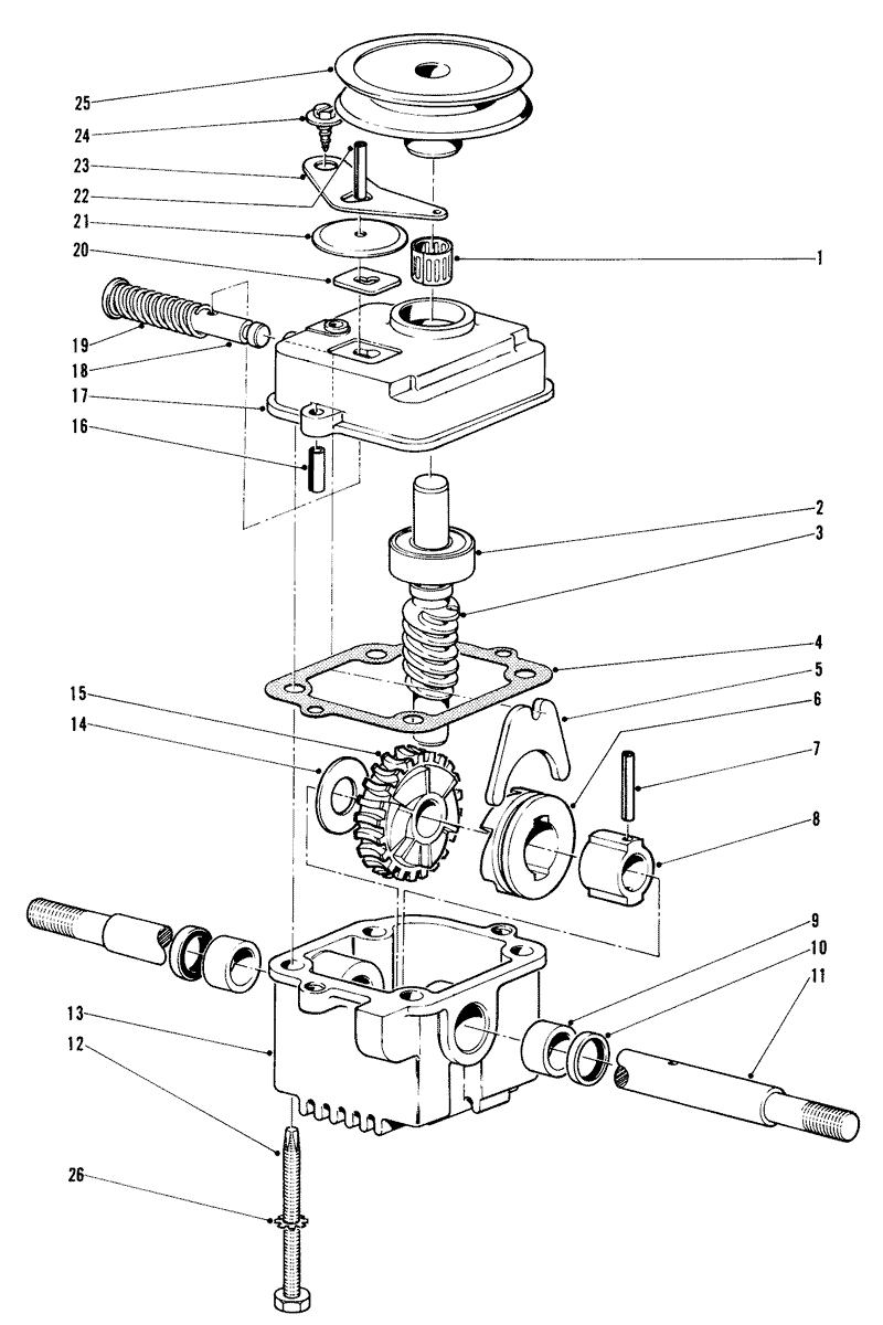 Gear Case 21in Pow R Drive