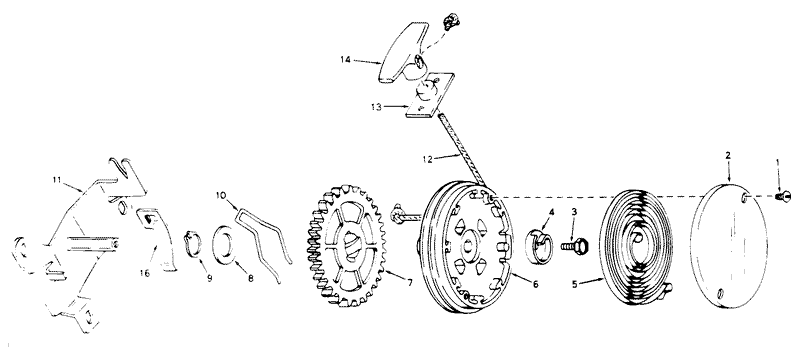 Rewind Starter No 590450a