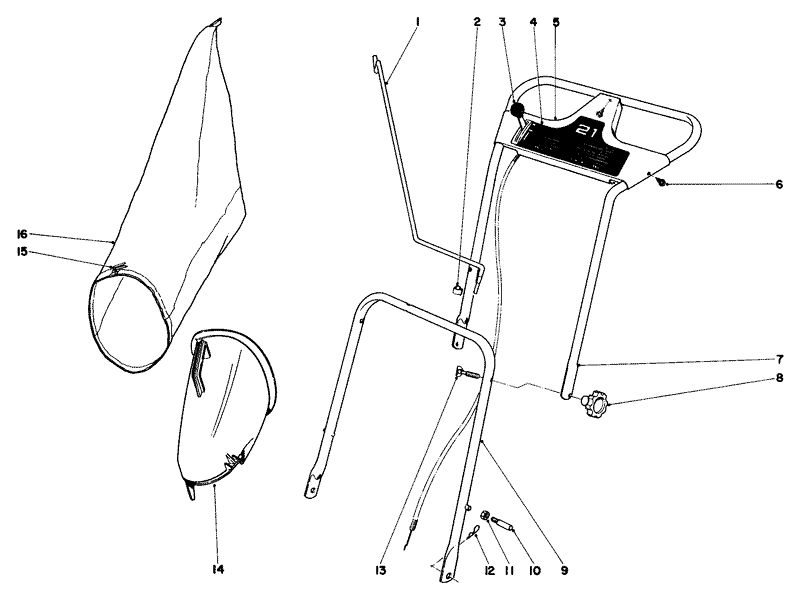 Handle Assembly Model No 19271