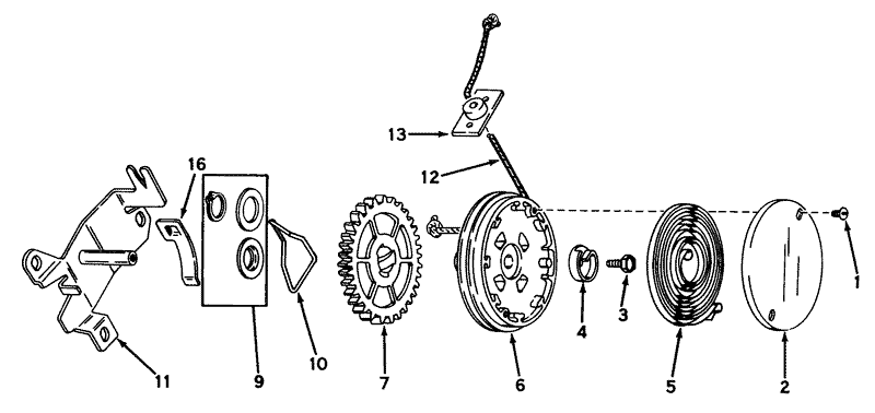 Rewind Starter No 590450a