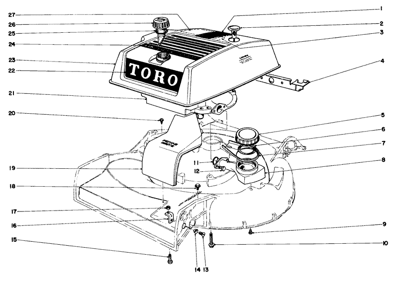 Engine Assembly Model No 20571