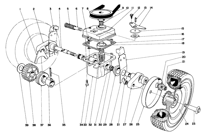 Gear Box Assembly Model No 20571