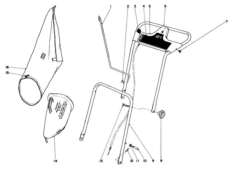 Handle Assembly Model No 19271